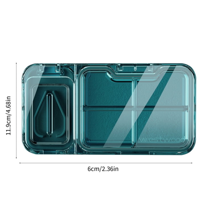 Unique Solutions Using Technology Organizer with 4 Compartments for Travel, Portable Divider Box with ...