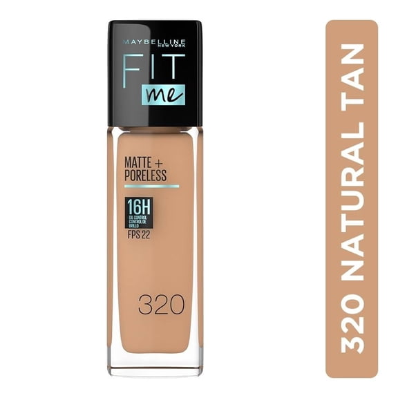 Base de maquillaje Maybelline New York Fit Me! matte + poreless 320 natural tan 30 ml