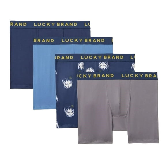 LUCKY BRAND BOXER X4 - 243 BORN WILD - XLARGE - MEN BRIEF UNDERWEAR PACK P495