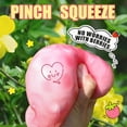 thumbnail image 4 of Color Changing Strawberry Squishy Toys Squeeze Strawberry Stress Ball Sensory Squishy Fidgets Novelty Toy Kids Adults Stress Relief Relax Focus Autism ADHD Durable Easter Party Favors, 4 of 5