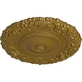 thumbnail image 3 of Ekena Millwork 21"OD x 2"P Marseille Ceiling Medallion (Fits Canopies up to 7 3/8"), Hand-Painted Gold, 3 of 6