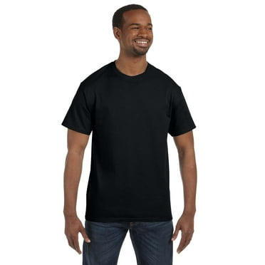 Gildan G500 Adult Heavy Cotton T-Shirt, Black, 2X, Pack Of 3, Mens T-Shirts