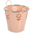 thumbnail image 5 of FRCOLOR Large Plant Pot Tin Flower Pot 16.00X14.50X11.00CM Khaki, 5 of 7
