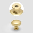 thumbnail image 6 of 1Pack 1 Inch Brushed Gold Cabinet Knobs Brushed Brass Small Ball Kitchen Cabinet Hardware Drawer Knobs Pulls for Drawers., 6 of 6