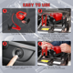 thumbnail image 3 of Cables de Puente con Pinzas para Batería de Milwaukee 18V 10AWG Cable de Refuerzo Automotriz Línea de Emergencia Jump Starter Cables (sin Batería), 3 of 7