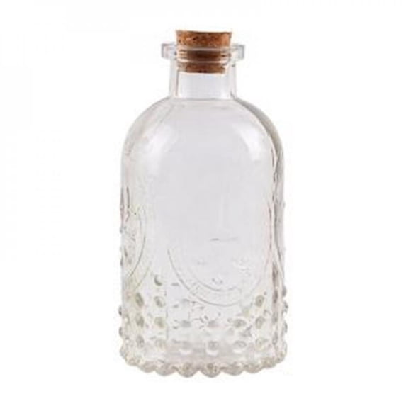 5.11inZakka Retro Glass Bottle Vase with Cork Bottle,Colored Glaze Tabletop Vase Ornament,Brown Green Transparent Glass Bottle Vase Aromatherapy Bottle for Home Living Room Bedroom Decoration