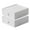 white, variant on Set of 2 organizers, With drawer, Green