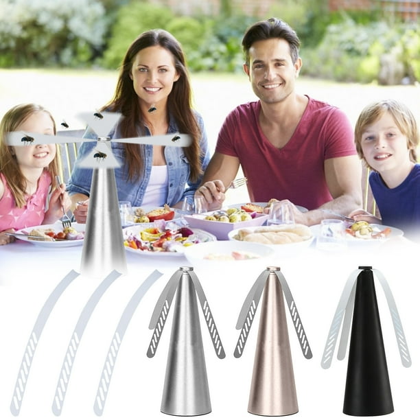 Fiudx Ventilador de Exterior, Ligero y Sin Olores, Mantiene Los Insectos Alejados de Los Alimentos, Ideal para Picnics y Comidas Al Aire Libre, Portátil y Fácil de Usar, Tamaño 9 X 27 Cm.