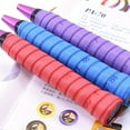 thumbnail image 3 of Tennis Racquet Anti-Slip Sweat Tape Anti Slip Thickened Gradient Colorful Fishing Rod Belt Racket Grip Tape Fishing Rod Sweatband Badminton Racket Grip Tape Tennis Overgrip ORANGE, 3 of 8
