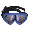 thumbnail image 4 of Suodoka Dog Sunglasses UV Protection Windproof Eye Protective Colorful Lens Large Dog Goggles Glasses, Dark Blue Frame, Outdoor Everyday Pet Accessories, One Size (7.09 in / 18 cm), 4 of 9