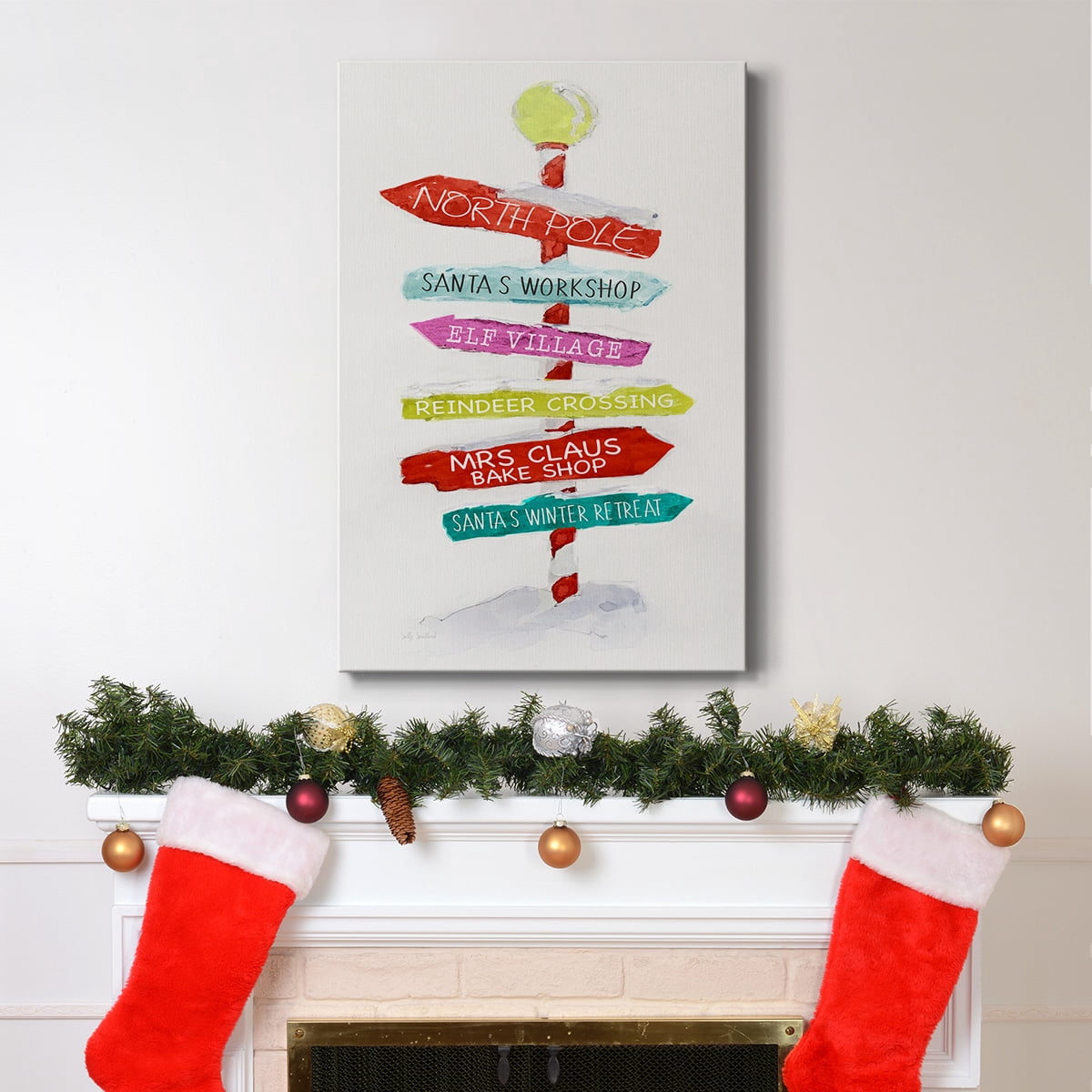 Christmas Directions- Gallery Wrapped Canvas