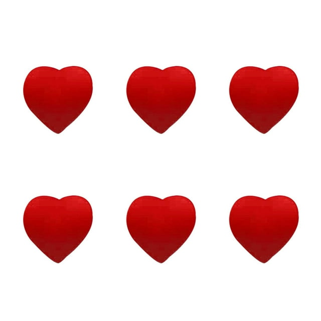 Weiweiguan 6Pcs Tennis Racket Shocking Absorber Heart-shaped Shocking Absorber for Racket