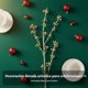 thumbnail image 3 of Abbraccia Frutas y frijoles artificiales dorados, decoración floral para Año Nuevo, relleno de jarrón navideño, 3 of 6