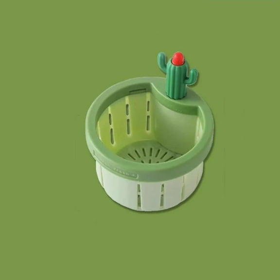 dongrere Cactus Kitchen Sink Drain Strainer, Cactus Sink Strainer, Press Automatic Dumping Basket, Multi-functional Home Use Cactus Sink Draining Basket Filter Net Lifting Basket