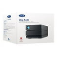 thumbnail image 2 of LaCie 2big RAID STHJ4000800 - Hard drive array - 4 TB - 2 bays - HDD 2 TB x 2 - USB 3.1 Gen 2 (external) - with 5 years Rescue Data Recovery Service Plan, 2 of 3