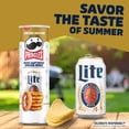 thumbnail image 4 of Pringles Beer-Battered Onion Ring Potato Crisps Chips, Lunch Snacks, 5.5 oz Canister, 4 of 8