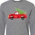 thumbnail image 4 of Inktastic Christmas Vintage Truck with Christmas Tree Long Sleeve T-Shirt, 4 of 5