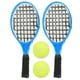 thumbnail image 1 of BRIGHTFUFU 4 Uds Mini modelos de raqueta de tenis de simulación decoración de escritorio para el hogar accesorio para casa de juegos (como se muestra, 2 uds raquetas + 2 uds pelotas), 1 of 8
