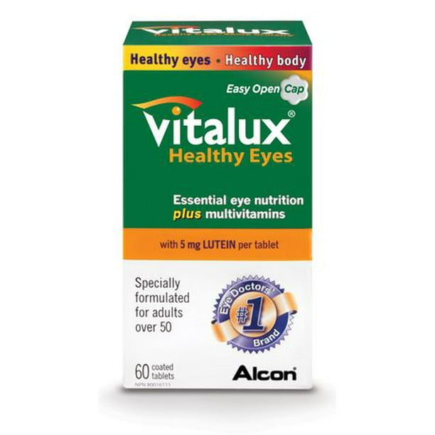 Vitalux Yeux Sains Nutrition Essentielle Plus Multivitamines Comprimés