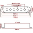 thumbnail image 4 of Yellow Rothko and Frost Cream Fender Stratocaster Strat ST Electric Guitar Replacement Knobs Set, 4 of 5