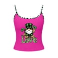 thumbnail image 4 of Camisetas de Verano para Mujeres sin Mangas Impresas con Cuello en U de Poliéster de Longitud Regular de Moda Casual, 4 of 6