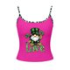 thumbnail image 5 of Camisetas de Verano para Mujeres sin Mangas Impresas con Cuello en U de Poliéster de Longitud Regular de Moda Casual, 5 of 6
