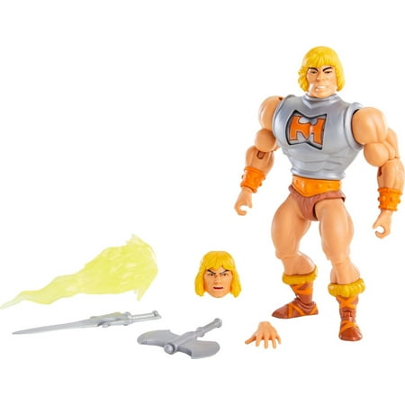 Masters of the Universe Origins Battle Armor He-Man Action Figure Toy, MOTU Collectible