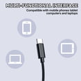 thumbnail image 6 of GJX Wired Headphones USB C,Open Ear Hook Design with Mic,Noise Cancelling USB C Earphones,Stereo Sound Type C Wired Earbuds,Black, 6 of 7