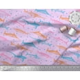 thumbnail image 3 of Soimoi Cotton Duck Fabric Bubbles & Fish Ocean Print Sewing Fabric Yard 56 Inch Wide, 3 of 3