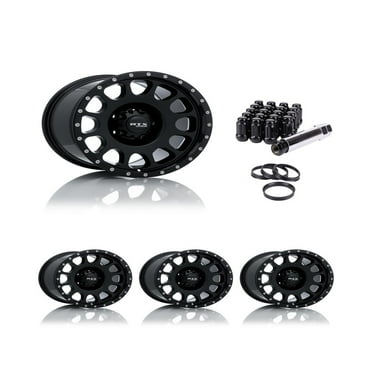 18 Inch Black Rims (Set of 4) for 1999-2024 Chevrolet Silverado 1500, RTX 82805-CA