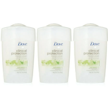 3 Pack Dove Clinical Protection Anti-Perspirant Deodorant Cool Essentials 1.70oz