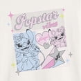 thumbnail image 3 of Playera Casual Stitch para Niña Manga Corta Off White Talla 4, 3 of 5