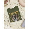 thumbnail image 3 of I Am Not Single I Have A Dog T-Shirt Women -Image by Shutterstock, Female Large, 3 of 4
