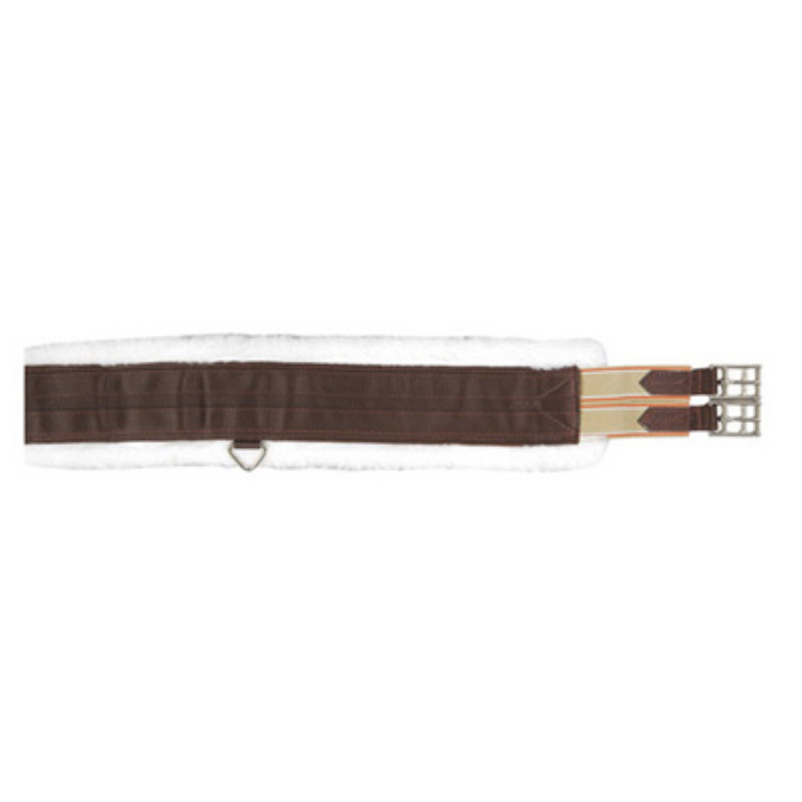 Henri de Rivel Synthetic Fleece Girth-Brown