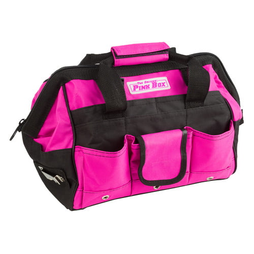The Original Pink Box PB12TB 12-Inch Tool Bag, Pink