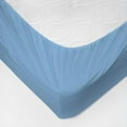 thumbnail image 4 of Microfiber RV Sheet Sets, 48x75 3/4 Full Bunk, Light Blue Solid, Bed Sheets for Campers, RV's & Travel Trailers Fit Mattress up to 8 Inch deep, 4 of 5