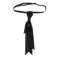 thumbnail image 1 of Cravate pour Hommes Pré-Nouée, Cravate Fine Pré-Nouée pour Femmes, Nœud Papillon Ajustable, Cravate Pré-Nouée, Cravate pour Robe Formelle Smoking Spectacle Filles Garçons Noir Coin Concave, 1 of 8