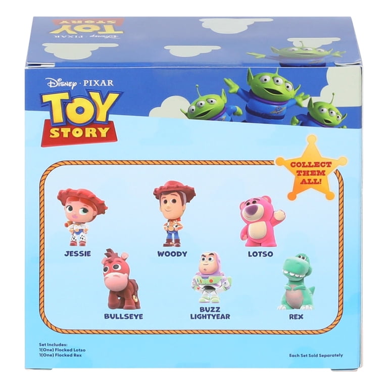 Disney Pixar Toy Story Lotso and Rex Flocked Figures 2-Piece Set