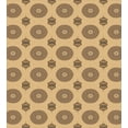 thumbnail image 3 of Ambesonne Ethnic Duvet Cover Set, Folk Earth Tones Eastern Art, King, Sand Brown Dark Brown, 3 of 3
