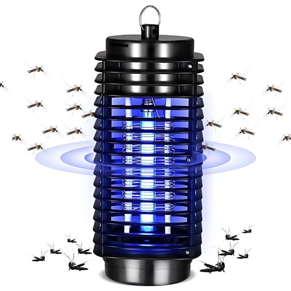 HIBIBUD Mosquito Lamps Electric Insect Killer Zapper LED Light Fly Bug Trap Pest Control Lamp for Indoor/Outdoor