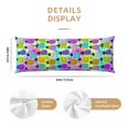 thumbnail image 3 of Fotbe Graffiti Pineapples Funda para Almohada Corporal con Diseño, Funda de Microfibra Ultrasuave de 20x54 Pulgadas, Ropa de Cama Elegante, 3 of 7