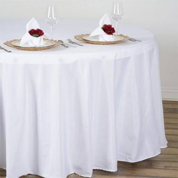 Efavormart 108" Wholesale Round Tablecloth Polyester Round Table Linens