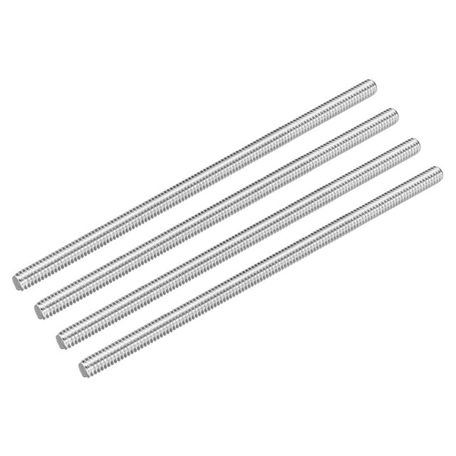 Tige Entièrement Filetée M6 x 120mm 20mm Pas Acier Inoxydable 304 Main Droite 4 Pcs