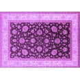 thumbnail image 1 of Ahgly Company Indoor Rectangle Oriental Purple Traditional Area Rugs, 7' x 9', 1 of 4
