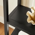 thumbnail image 4 of Vexley 72 Inch Large Arched Bookshelf in Black, 4 of 9