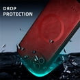 thumbnail image 3 of Allytechgroup Magnetic for iPhone 11 Case, Compatible with MagSafe Support Magnetic Car Phone Mount PU Leather Slim Phone Case for Women Men for iPhone 11, Winered, 3 of 10