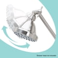 thumbnail image 6 of JS Jackson Shower Head Extension Arm, 10 Inch Extender, Solid Brass Construction, Stainless Steel Finish, 6 of 8