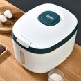 thumbnail image 1 of Contenedor de almacenamiento de arroz de 9/18 L, contenedor de almacenamiento de alimentos de plástico con tapa de calidad alimentaria Likrtyny Para estrenar, 1 of 7