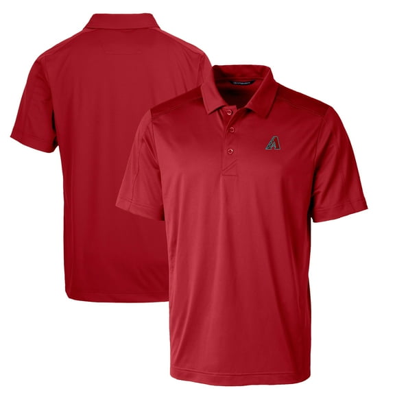 Men's Cutter & Buck Red Arizona Diamondbacks Prospect Textured Stretch Polo