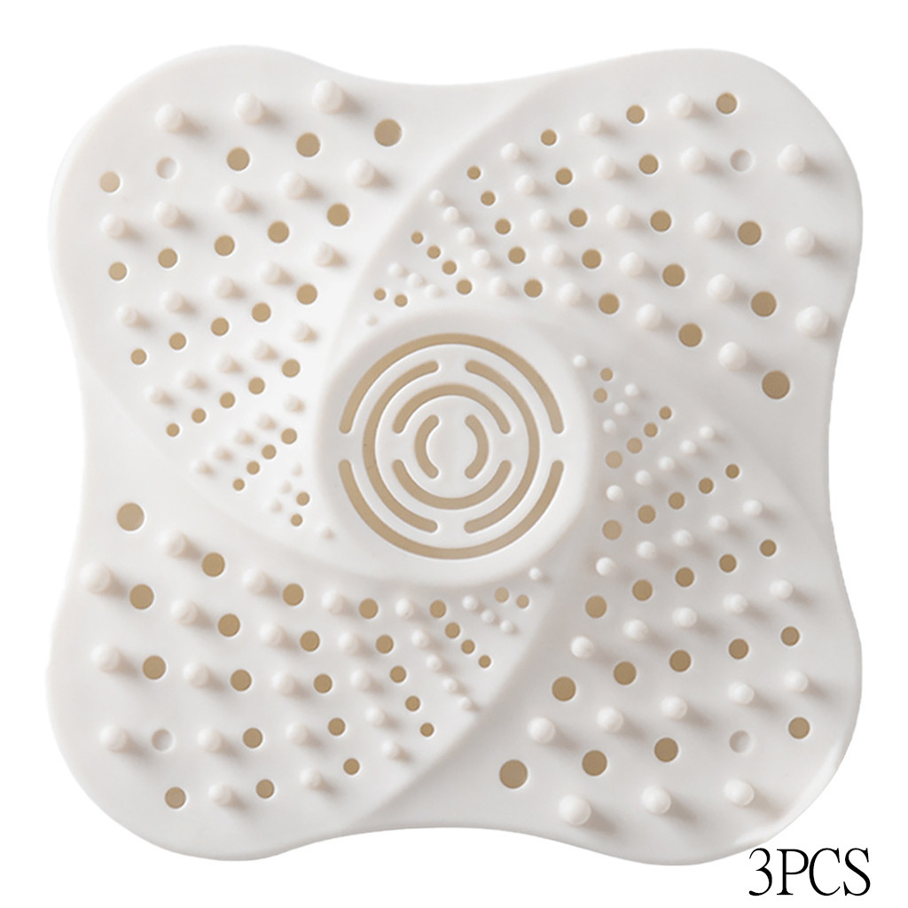 3Pack Hair Catcher Shower Drain Silicone Drain Hair Catcher Walmart